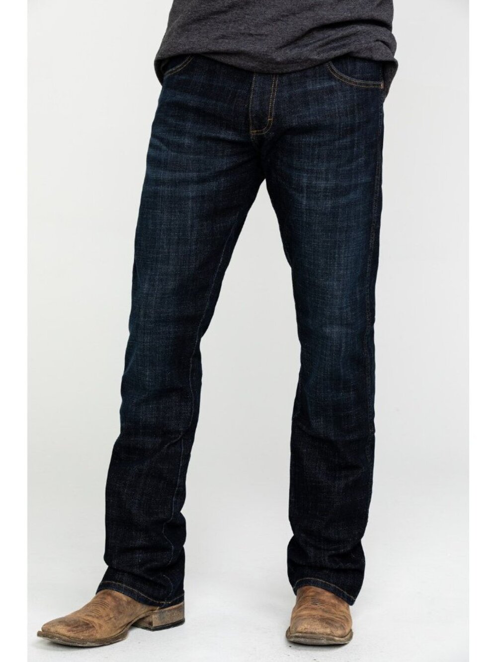 Wrangler Boot Cut Jeans Dark Wash Men's 36x32